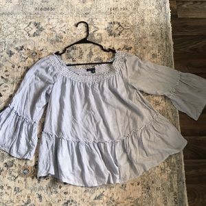 Off the shoulder shirt